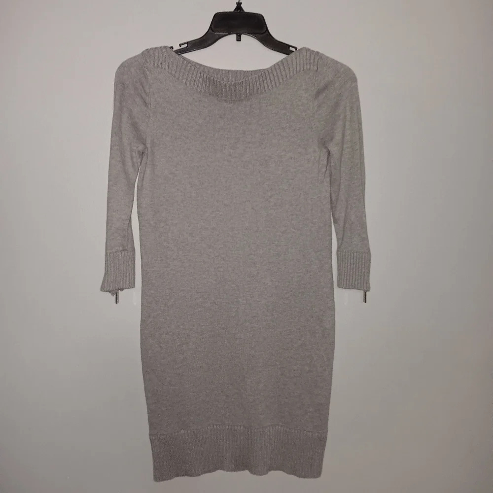 Michael kors women's sweater dress size M gray long sleeve